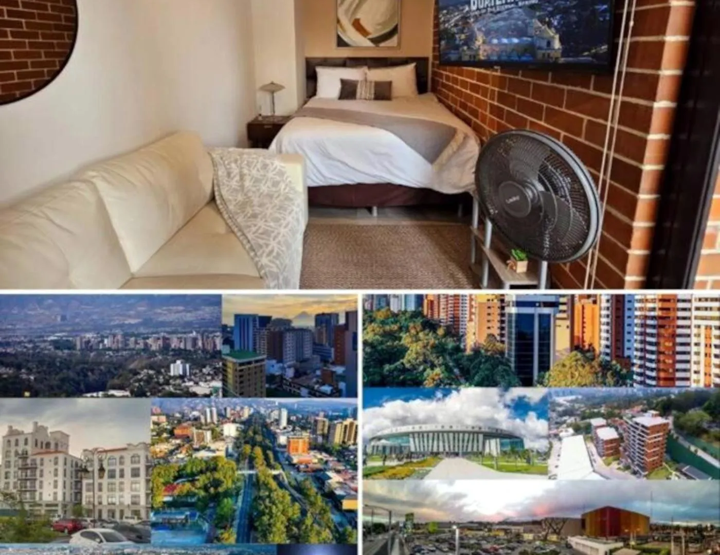 ¡Torre Modra Apartamento Moderno Atractiva Zona 4! Gwatemala Apartament